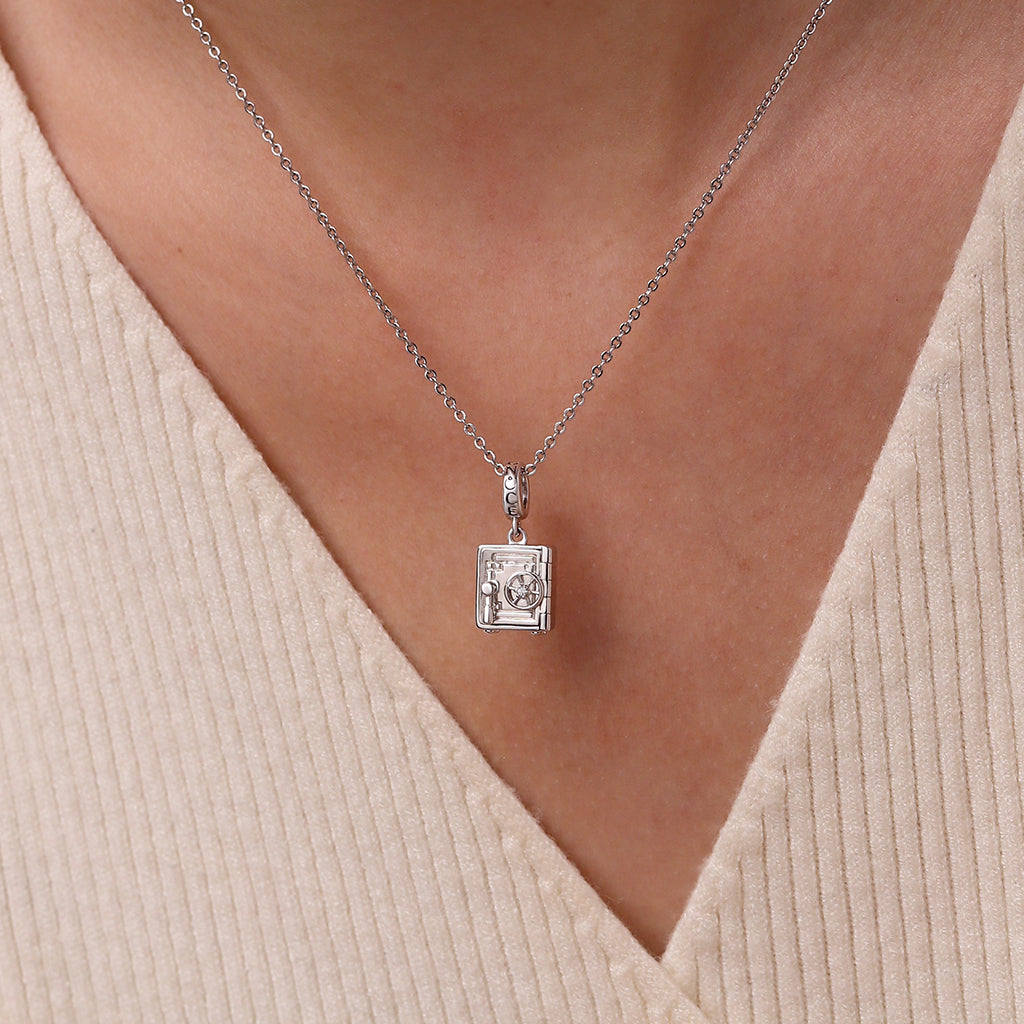 Gnoce Engravable Safe Deposit Box Charm_8