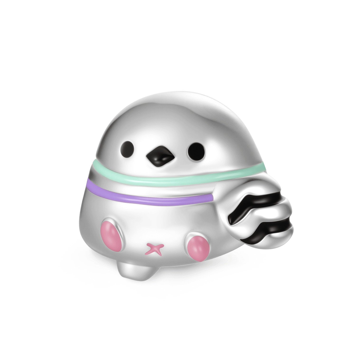 Lying Down Chonky Pigeon Charm_1