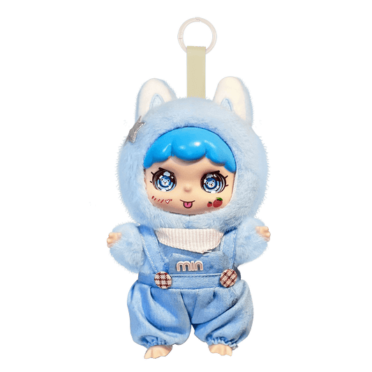 Gnoce Cloud Bunny Blue Keychain Plush Doll Pendant_1