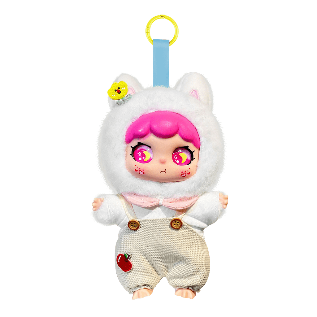 Gnoce Cloud Bunny White Keychain Plush Doll Pendant_1