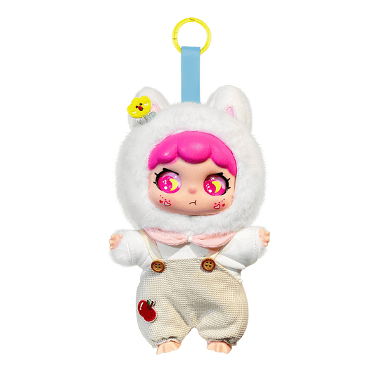 Gnoce Cloud Bunny White Keychain Plush Doll Pendant_1