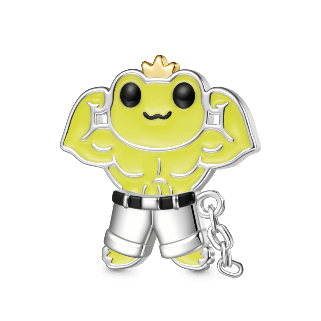 Gnoce Muscular Frog Magnetic Removable Pants Stopper Charm_2