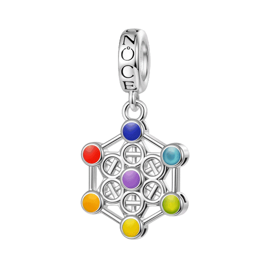 Gnoce Chakra Healing Glow-in-the-Dark Pendant Dangle Charm_1
