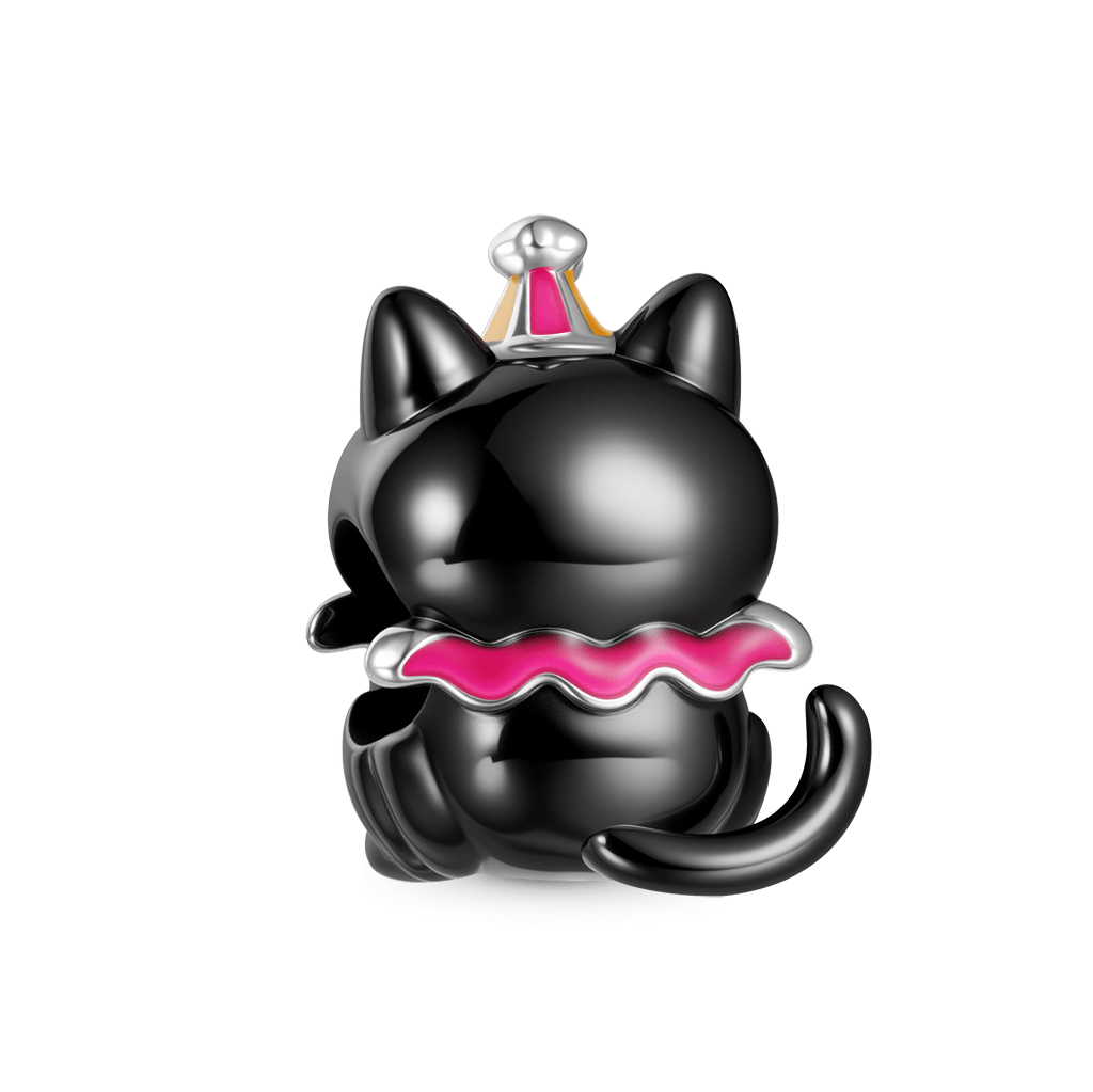 Gnoce Black Cat Clown Glow-in-the-Dark Charm_3