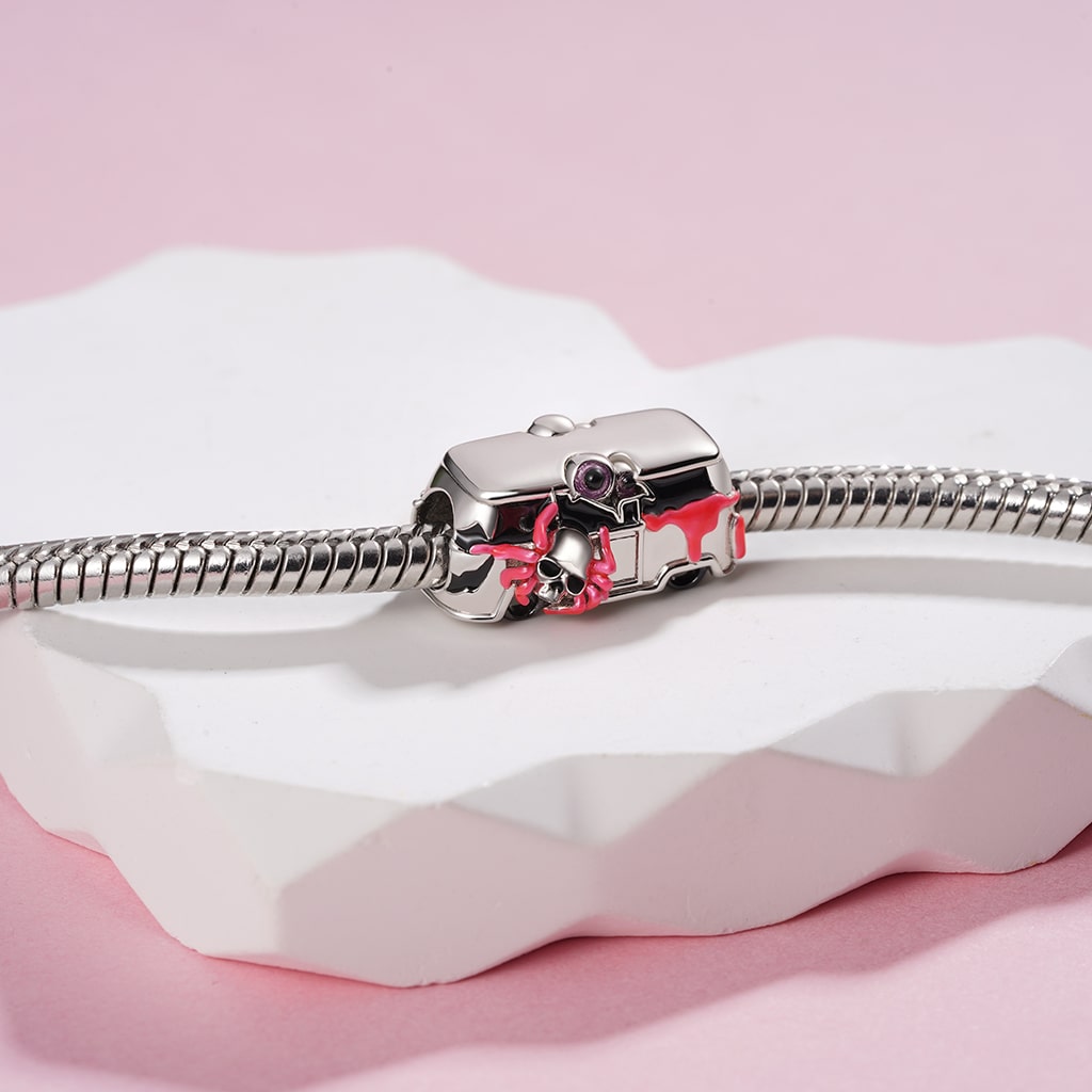 Gnoce Halloween Ghost Bus Glow-in-the-Dark Charm_4