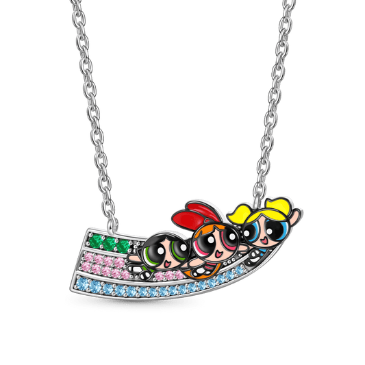 Gnoce The Powerpuff Girls Necklace_1