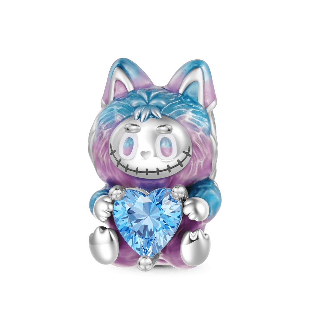 Gnoce Cute and Charming Little Monster Series - Gradient Purple Toy Doll Charm_1