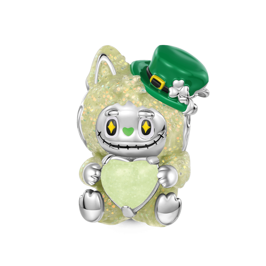 Gnoce Little Monster Series - St. Patrick's Day Glow-in-the-Dark Charm_2