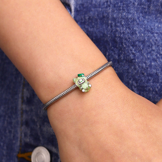 Gnoce Little Monster Series - St. Patrick's Day Glow-in-the-Dark Charm_6