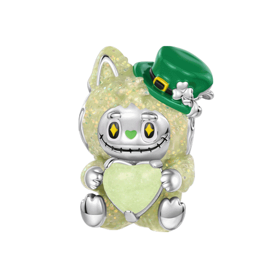 Gnoce Little Monster Series - St. Patrick's Day Glow-in-the-Dark Charm_1