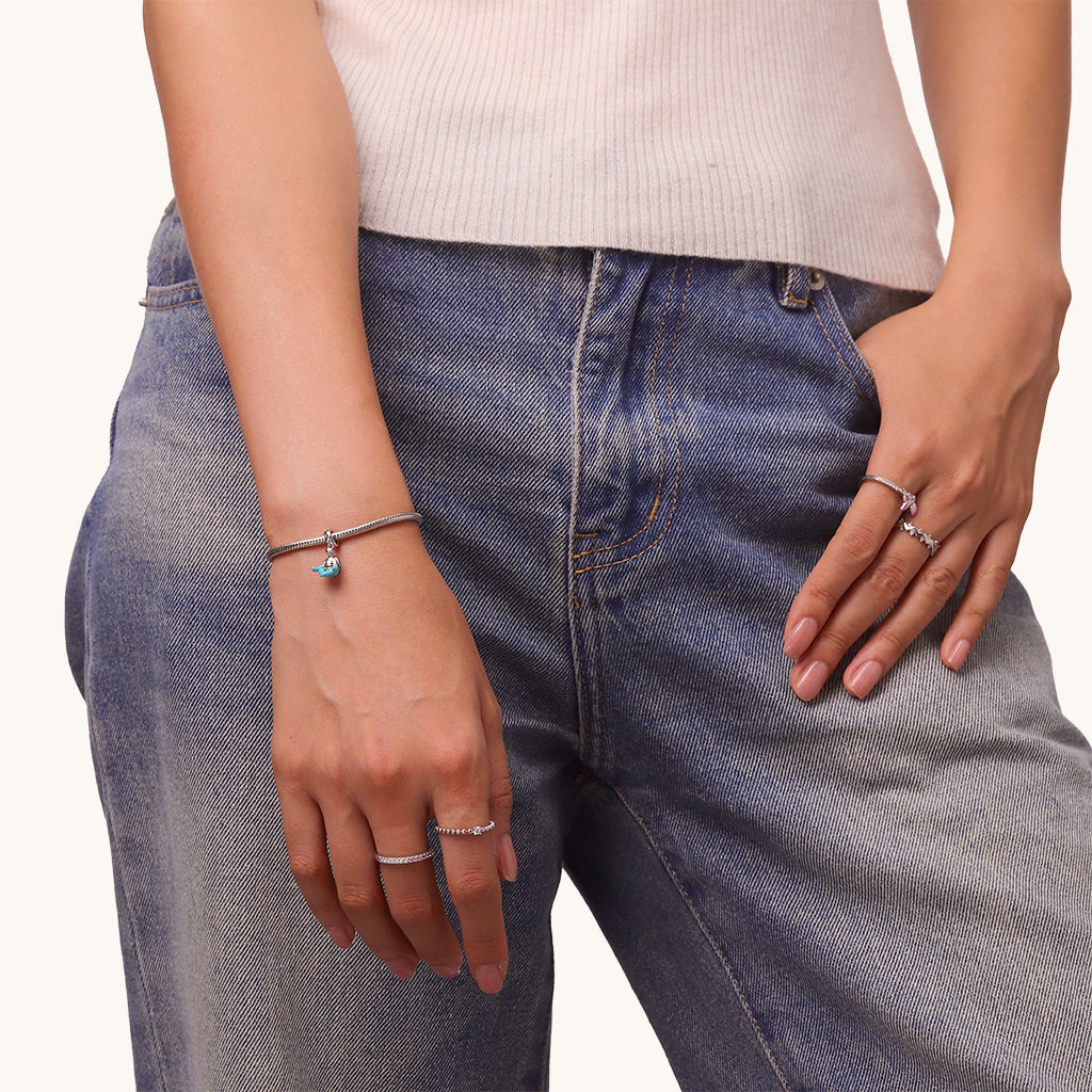 Gnoce Meditating Sea Turtle Glow-in-the-Dark Pendant Dangle Charm_5