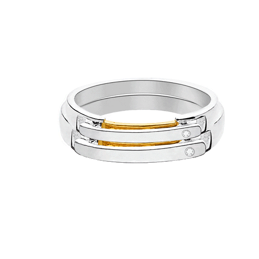 Gnoce Custom Engraved Buckle Couple Rings_1
