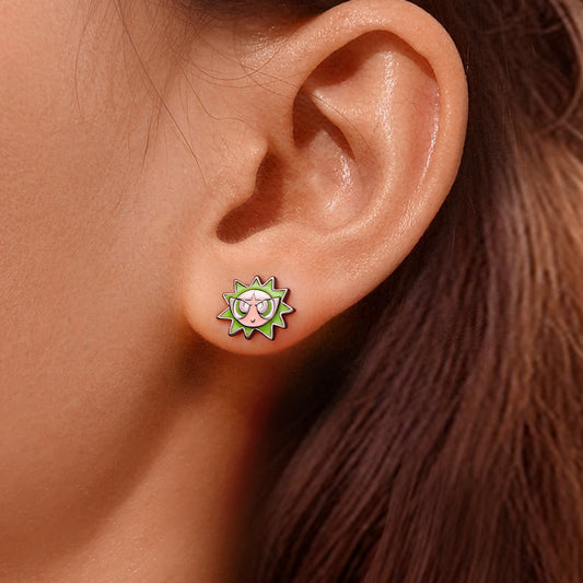 Gnoce The Powerpuff Girls Bubbles Stud Earrings_5