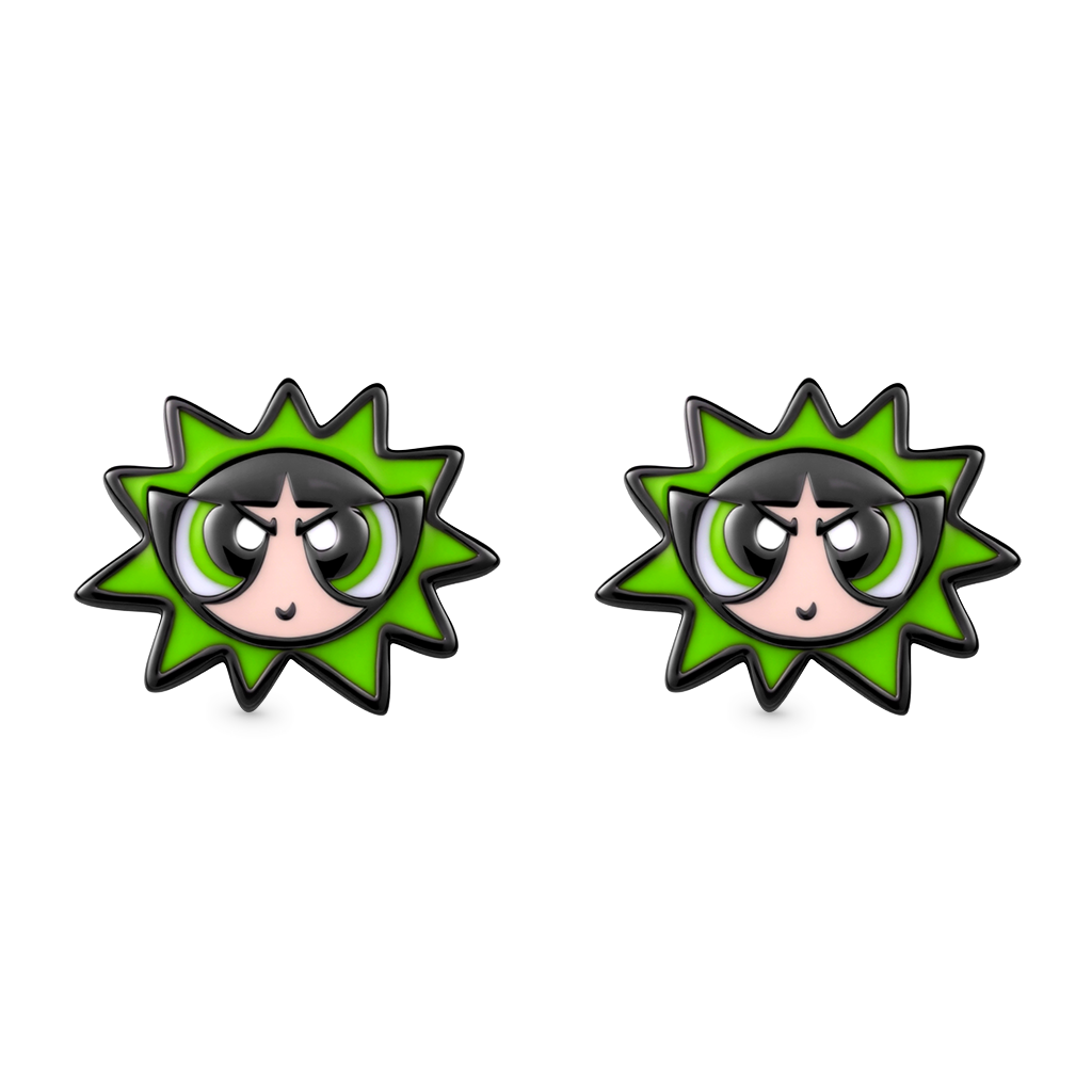 Gnoce The Powerpuff Girls Bubbles Stud Earrings_1
