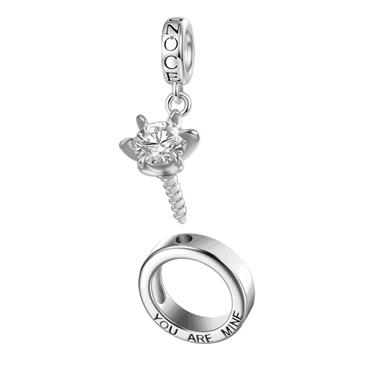 Gnoce Diamond Ring Pendant Dangle Charm_1