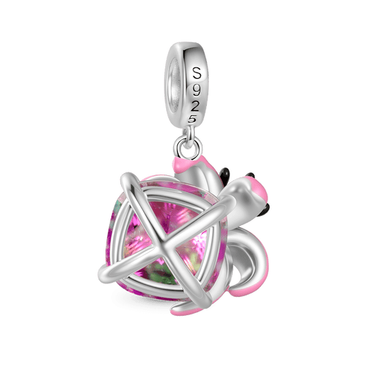 Gnoce Lily Leopard Print Pendant Dangle Charm_5