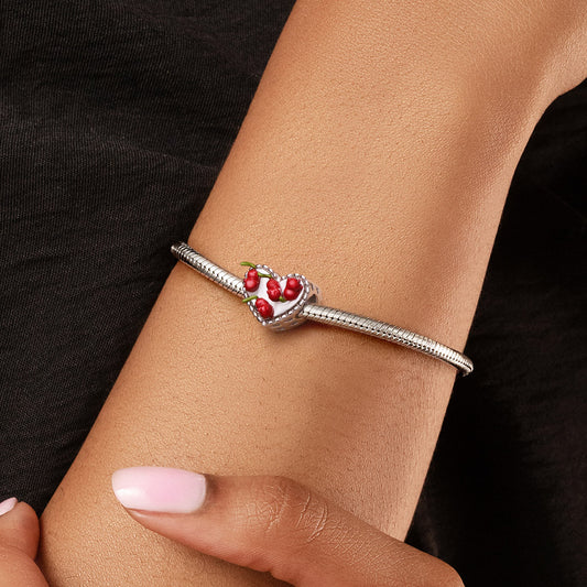 Gnoce Personalized Engravable Cherry Cat Cake Charm_2