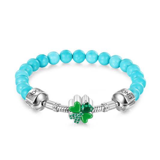 Gnoce Adjustable Natural Gemstone Basic Bracelet_1