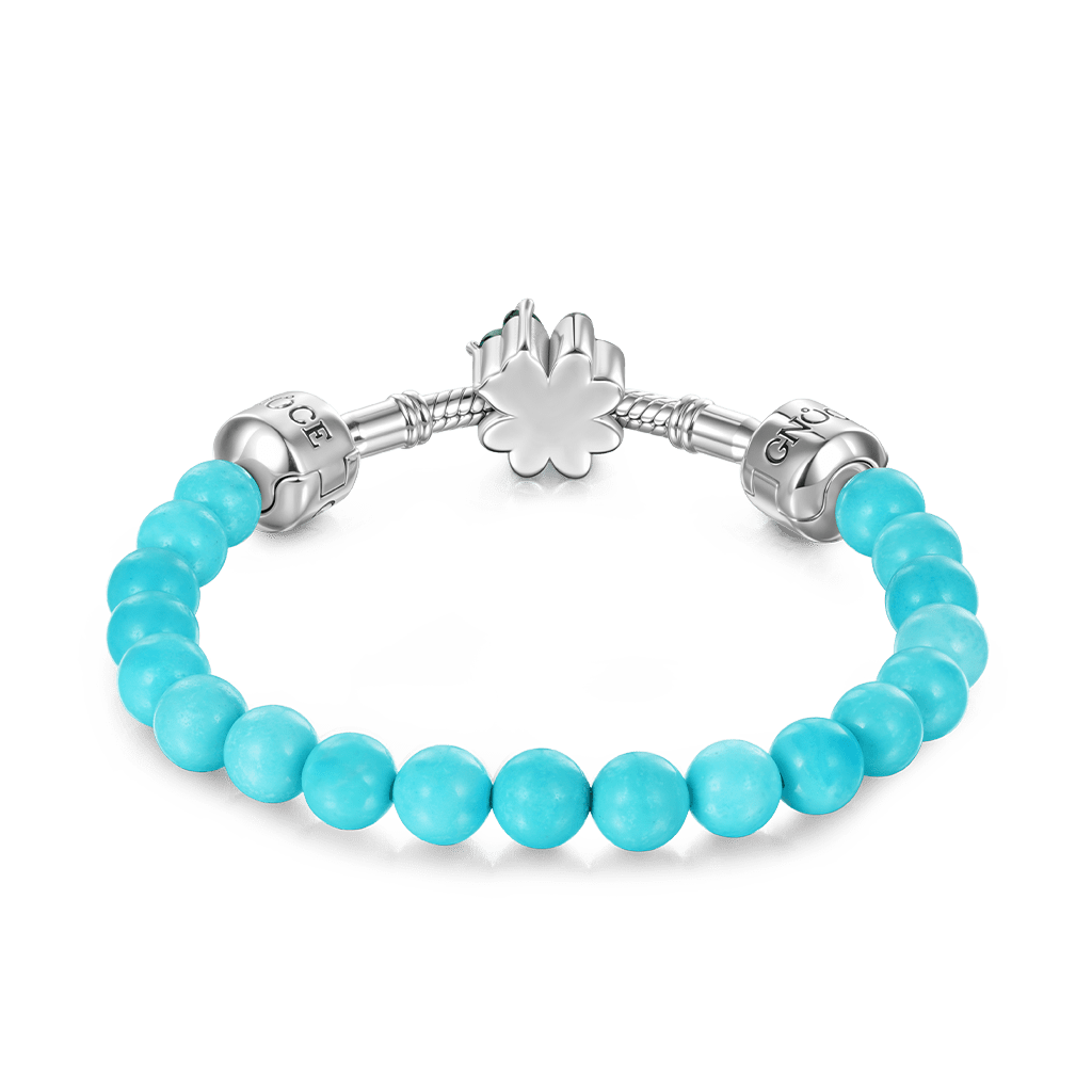 Gnoce Adjustable Natural Gemstone Basic Bracelet_3