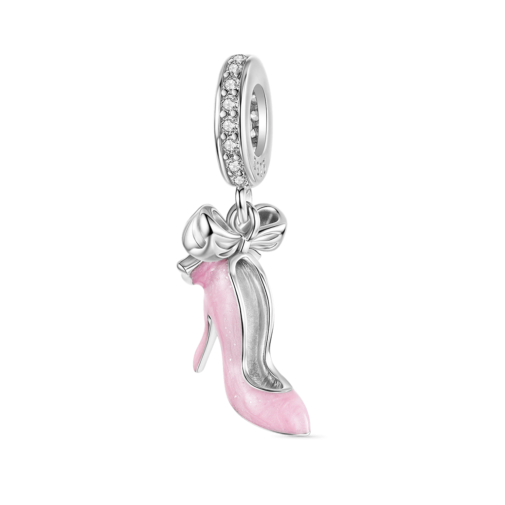 Gnoce Pink High Heels Pendant Dangle Charm_1
