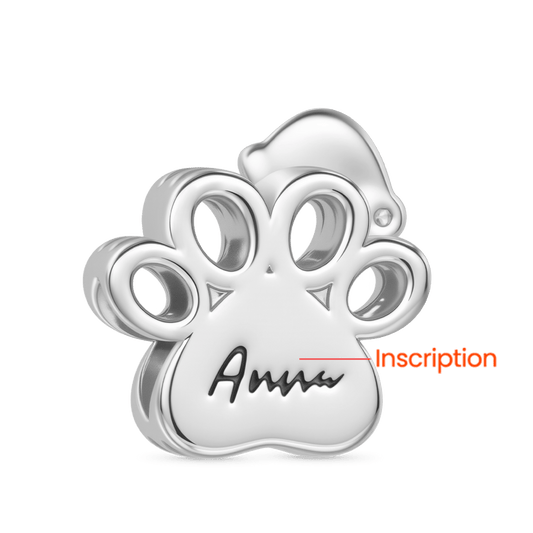 Gnoce Christmas Pet Paw Engravable Charm_5