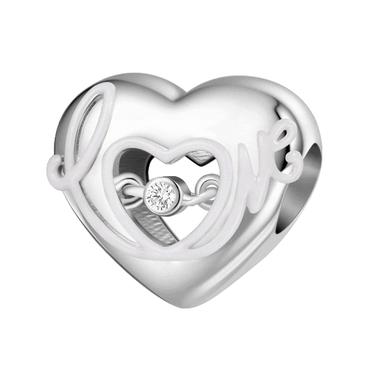 Gnoce Glow-in-the-Dark Beating Heart Personalized Birthstone Charm_1