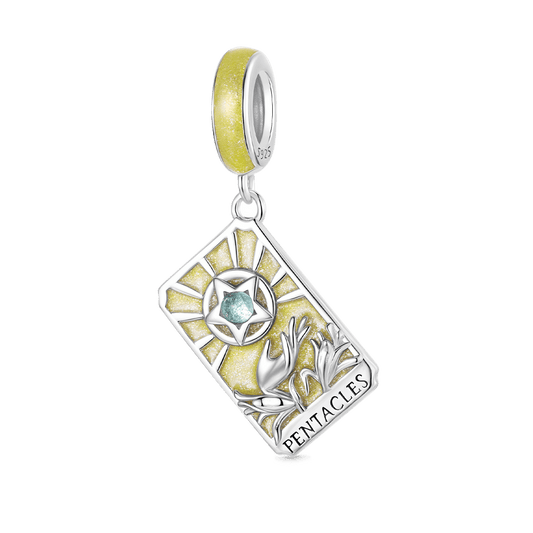 Gnoce Tarot Star Coin Pendant Dangle Charm_1