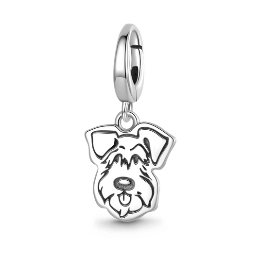 Gnoce Schnauzer Dog Clasp Clusters Charm_1