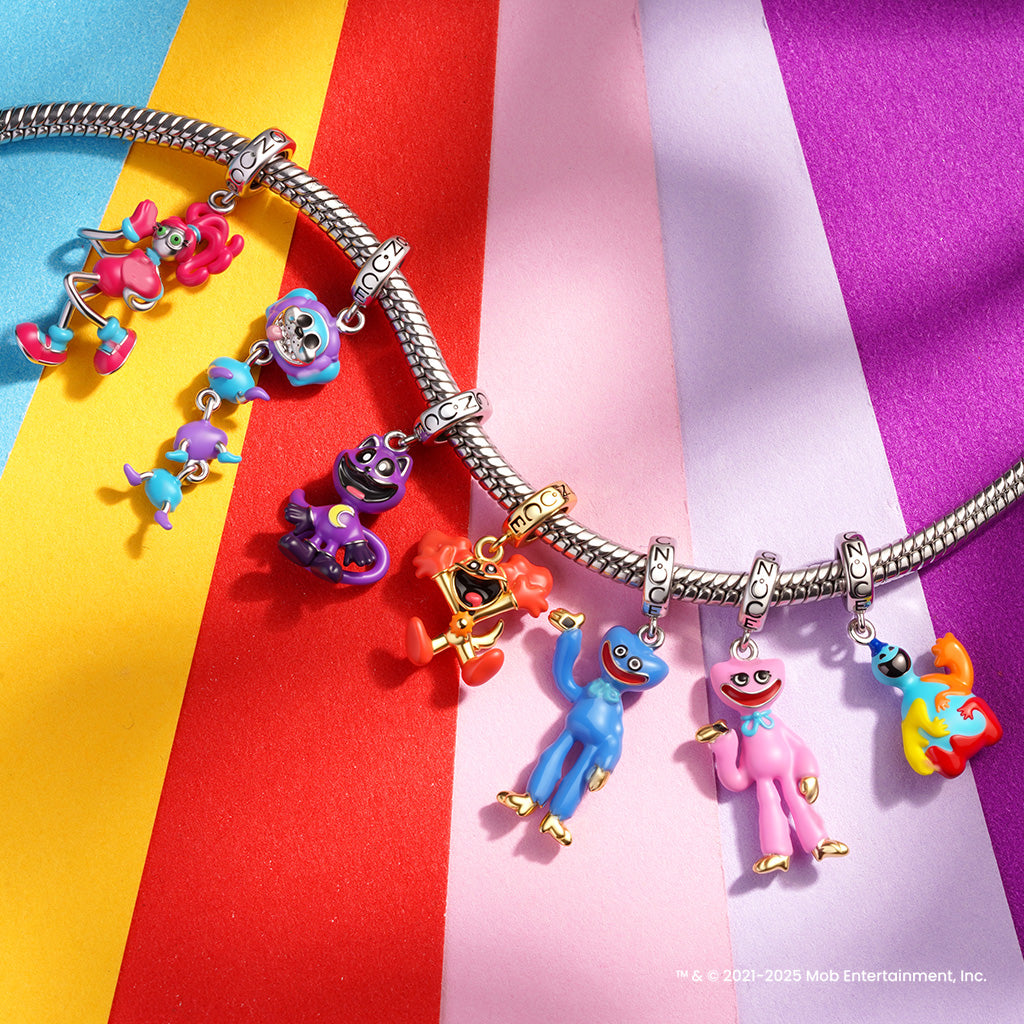 Gnoce Poppy Playtime Huggy Wuggy Pendant Dangle Charm_3