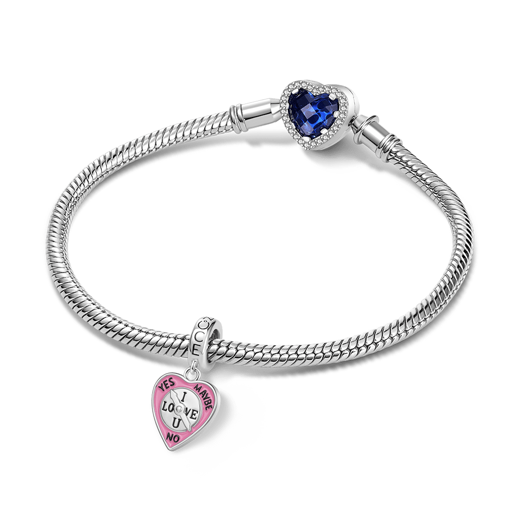 Gnoce Expressing Love Heart-shaped Pointer Pendant Dangle Charm_3