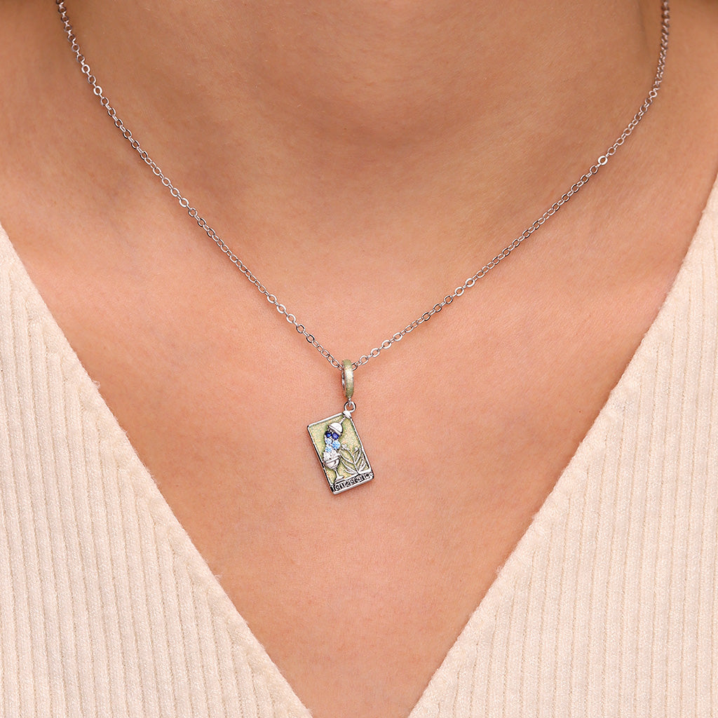 Gnoce Tarot Temperance Card Glow-in-the-Dark Pendant Dangle Charm_2