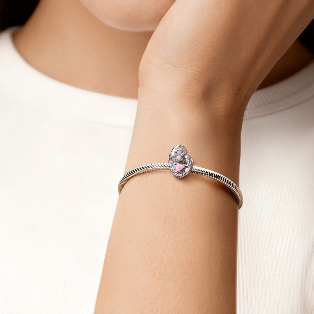 Gnoce Mother & Child Personalized Birthstone Charm_2