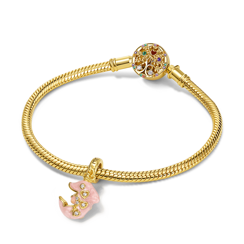 Gnoce Playful Dolphin Pendant Dangle Charm_3