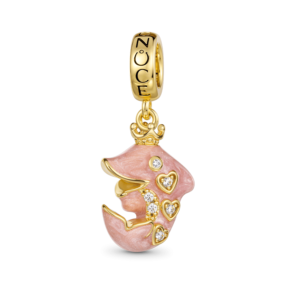 Gnoce Playful Dolphin Pendant Dangle Charm_1