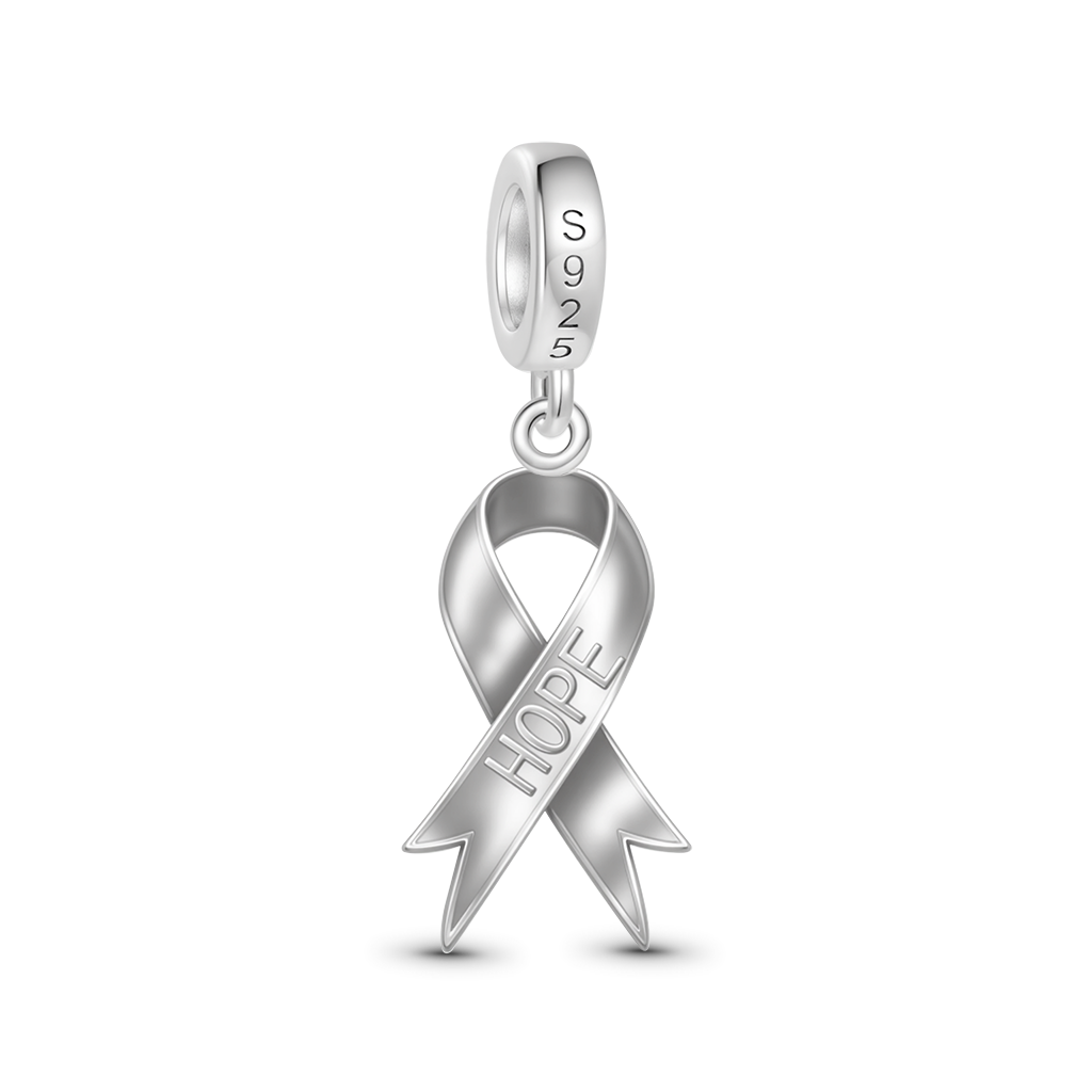 Gnoce Disease Awareness Customizable Ribbon Pendant Dangle Charm_5