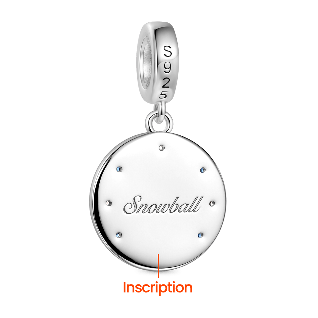 Gnoce Pet Printed Photo Engraving Pendant Dangle Charm_3