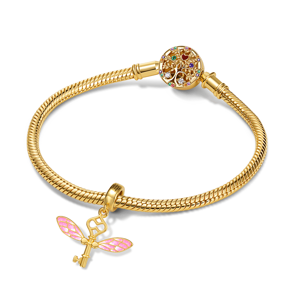 Gnoce Harry Potter Winged Key Pendant Dangle Charm_4