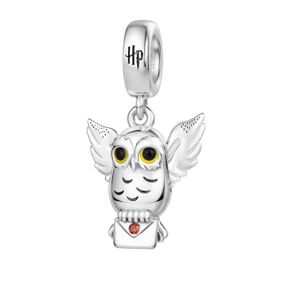 Gnoce Harry Potter Hedwig Snow Owl Pendant Dangle Charm_1