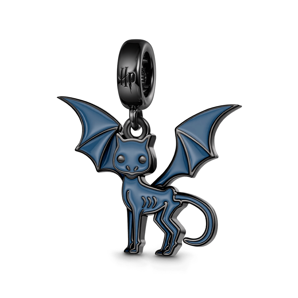 Gnoce Harry Potter Thestral Winged Skeletal Horse Pendant Dangle Charm_2