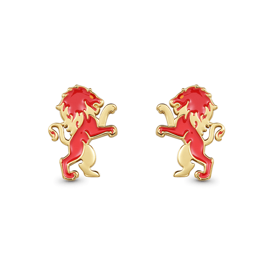 Gnoce Harry Potter Gryffindor Lion Stud Earrings_1