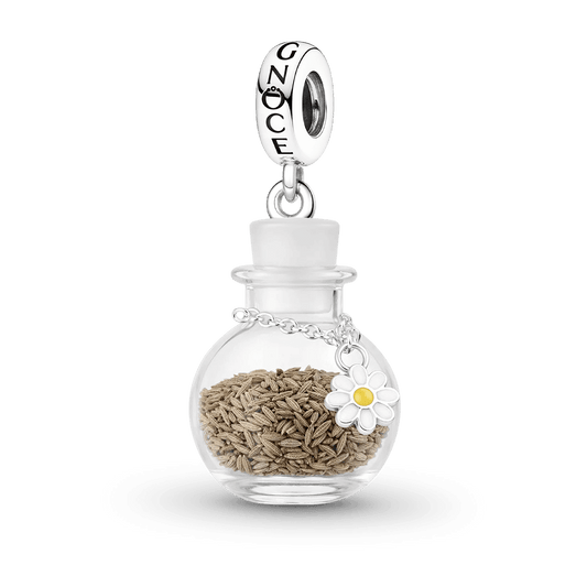 Gnoce Daisy Seed Wishing Bottle Pendant Dangle Charm_1