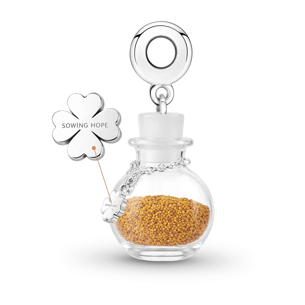 Gnoce Sprinkle Luck Four-Leaf Clover Pendant Dangle Charm_5