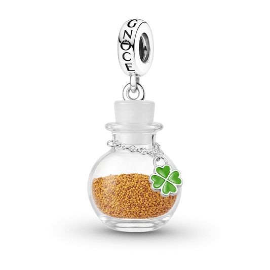 Gnoce Sprinkle Luck Four-Leaf Clover Pendant Dangle Charm_1