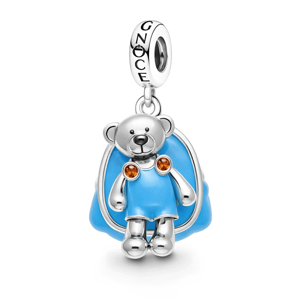 Gnoce Back-to-School Bear Pendant Dangle Charm_1