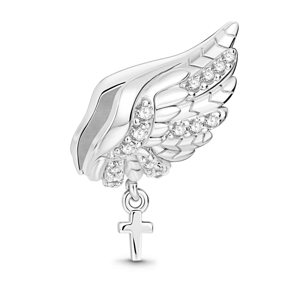 Gnoce Angel Wing with Cross Charm_4