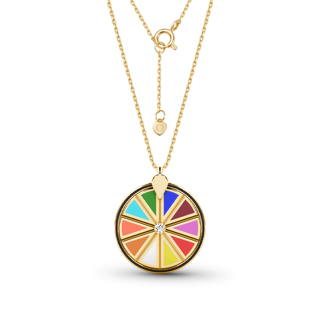 Gnoce Color Wheel Pendant Necklace_3
