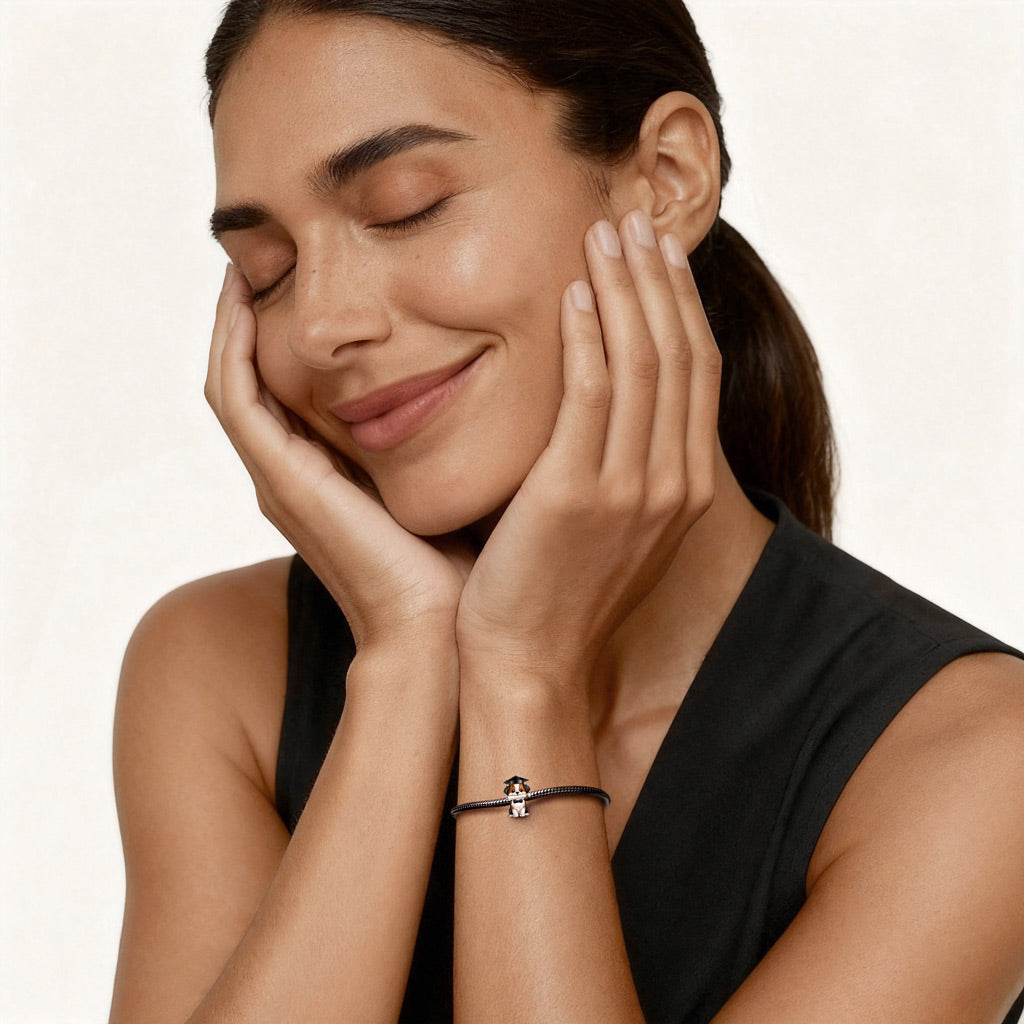 Gnoce Graduation Dog Bachelor's Degree Charm_4