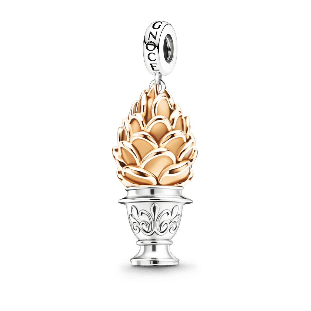 Gnoce Engravable Bronze Pinecone Pendant Dangle Charm_1