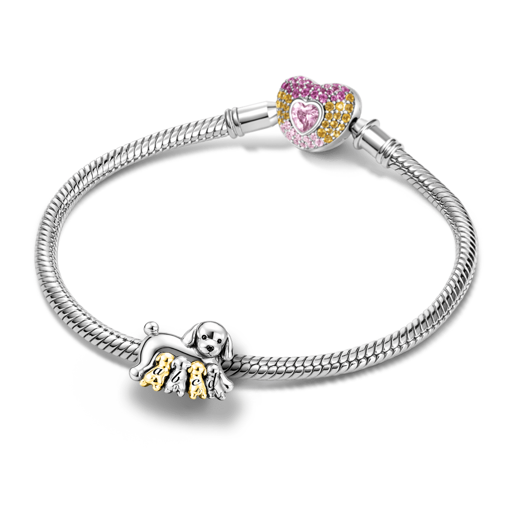 Gnoce Mother's Day Dog Mom Engravable Charm_4