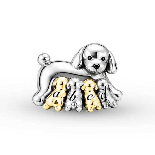 Gnoce Mother's Day Dog Mom Engravable Charm_1